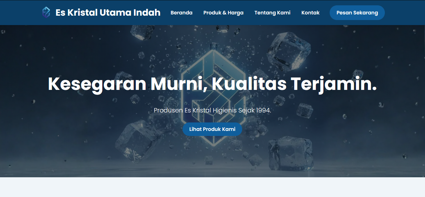 Es Kristal Utama Indah Corporate Website
